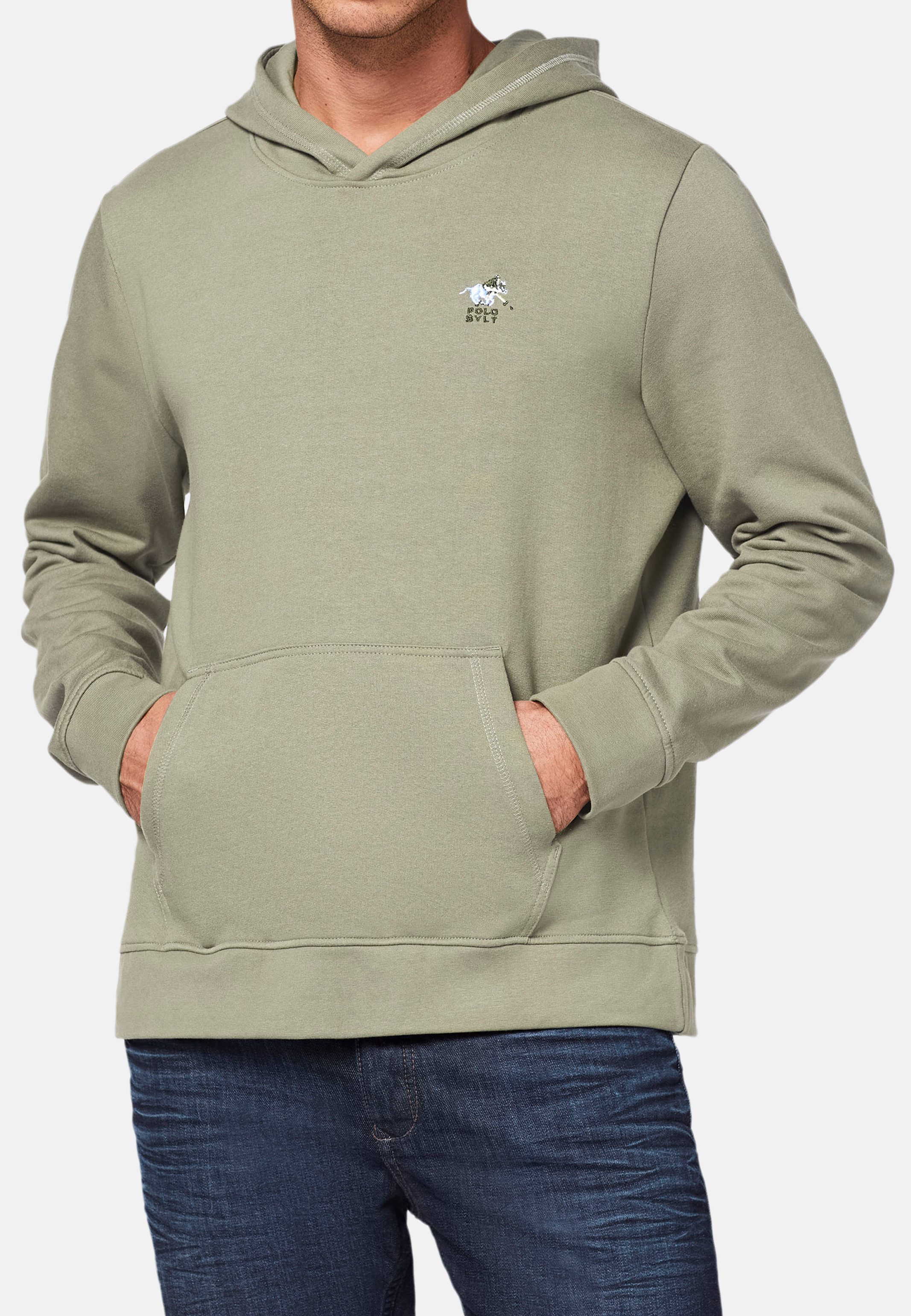 Polo Sylt Hoodie Basic (1-tlg) Sweatshirt / Hoodie - Baumwolle - Atmungsaktiv