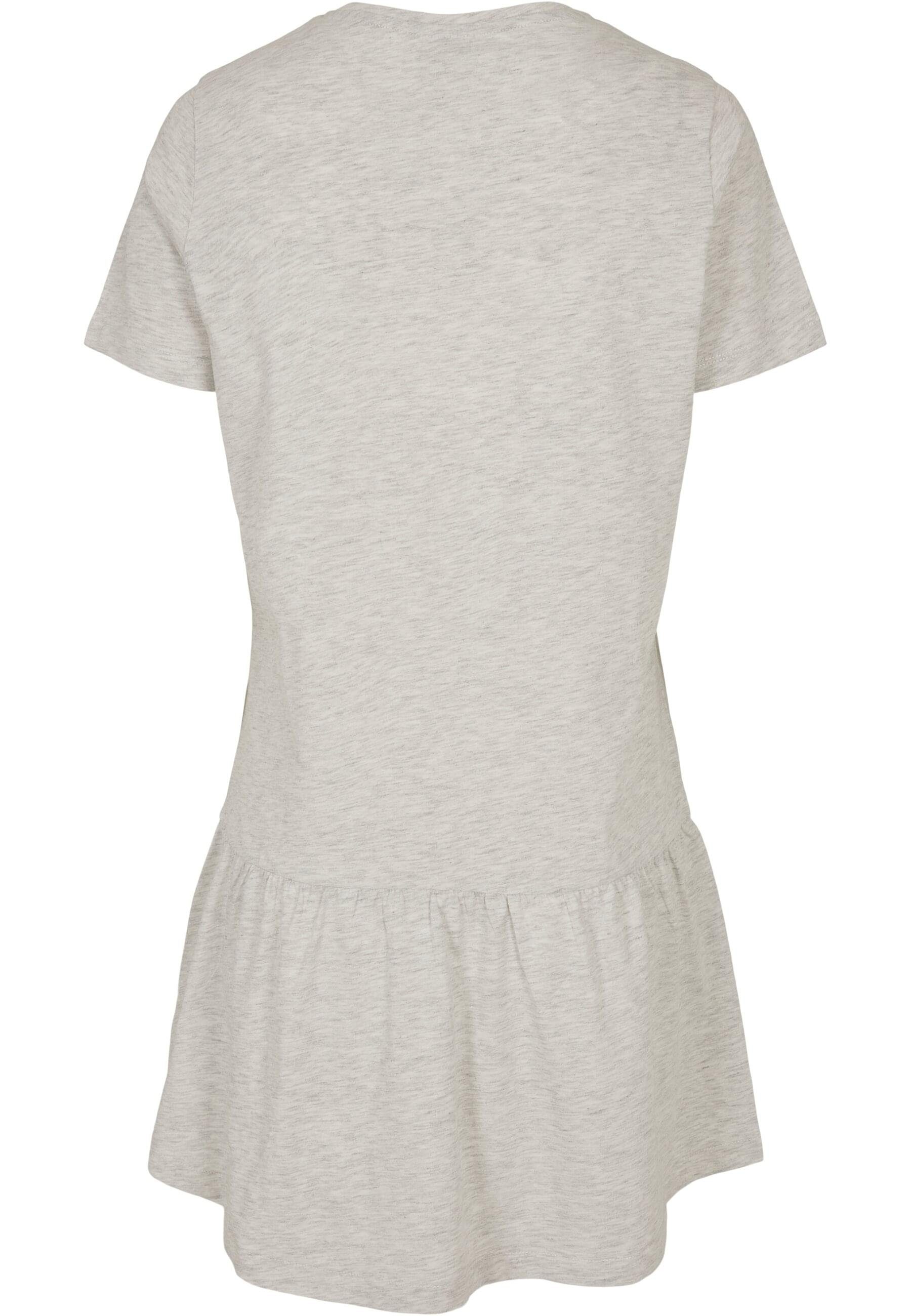 URBAN CLASSICS (1-tlg) Tee lightgrey Valance Stillkleid Damen Dress Ladies