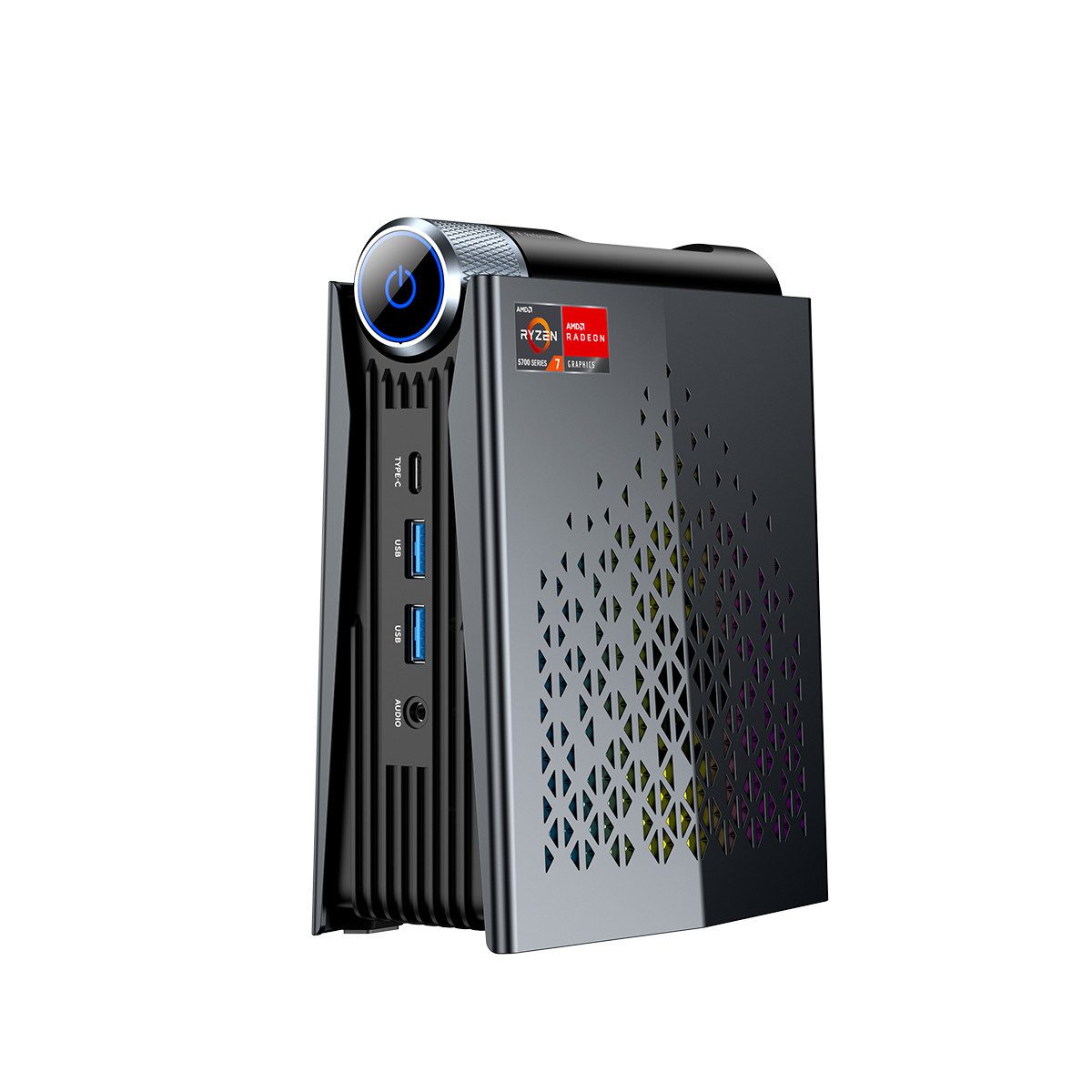 ACEMAGIC S3A AMD Ryzen7 H255 16 GB RAM,512 GB SSD, Windows 11 Pro Gaming Mini-PC (AMD Ryzen 7 H255 H255, AMD Radeon™ 780M, 16 GB RAM, 512 GB SSD, bis 4,90 GHz, AMD Radeon™ 780M, HDMI,WiFi 6E,RGB-Lighting)