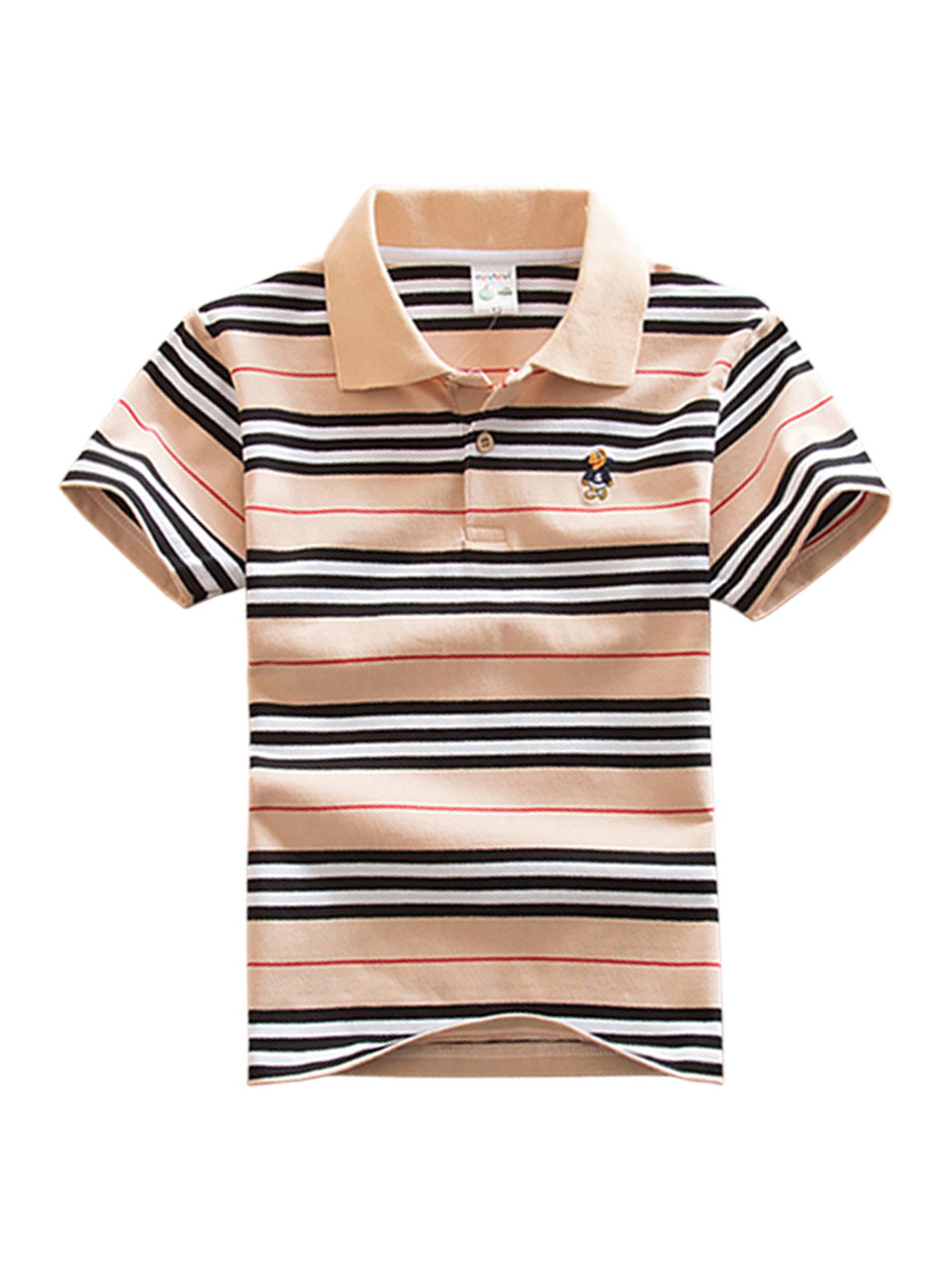 DEBAIJIA Poloshirt Jungen Poloshirt Kinder Oberteile T Shirts 1-12T Baumwolle Sommer