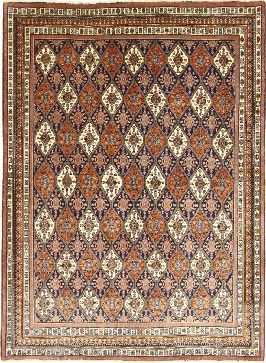 Orientteppich Afshar 184x251 Handgeknüpfter Orientteppich / Perserteppich, Nain Trading, rechteckig, Höhe: 10 mm
