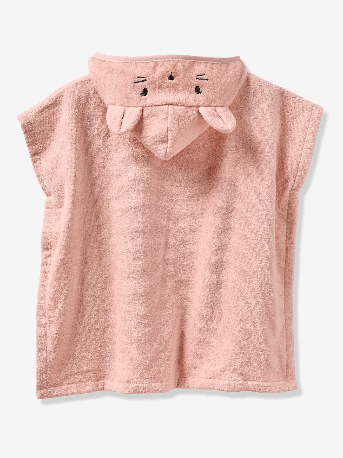 vertbaudet Badeponcho Baby Badeponcho TIERLIEBE, Recycelte Baumwolle