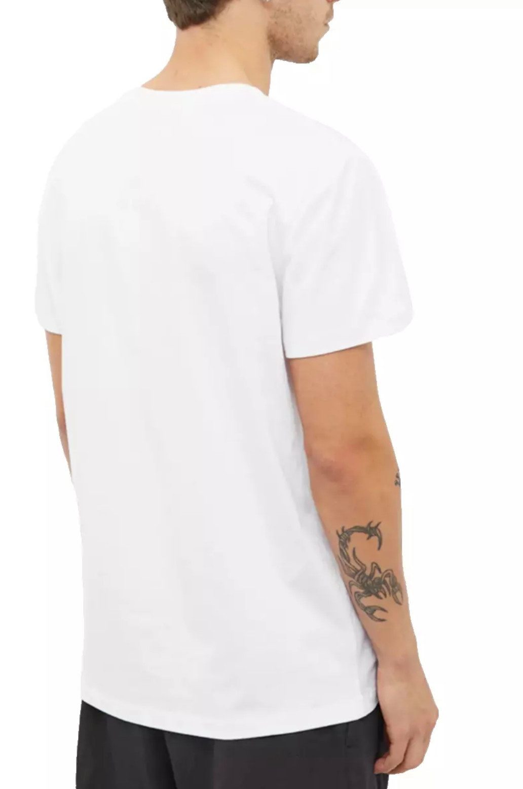 Balmain Paris T-Shirt Herren Flocked Tee Logo Straight Fit