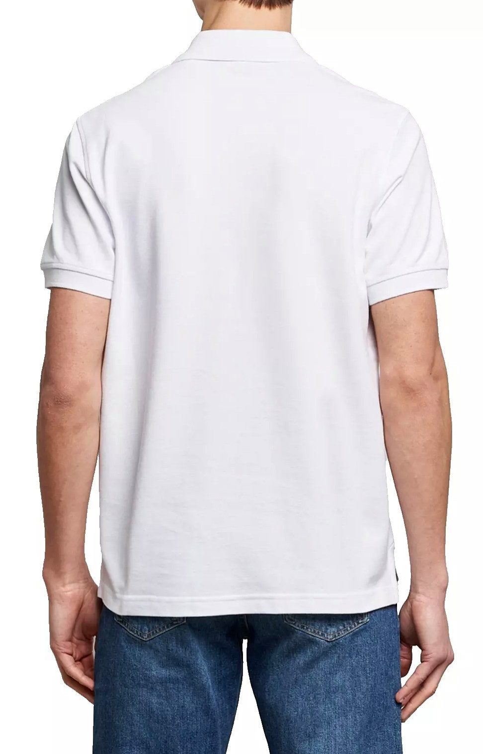 Belstaff Poloshirt Herren Retro Patch Regular Comfort Fit Baumwollpiqué Gestickter Phönix-Aufnäher, Rippkragen und bündchen