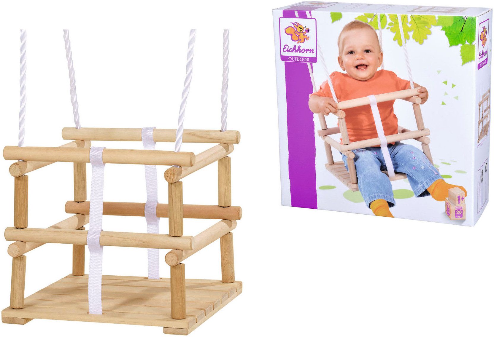 Eichhorn Babyschaukelsitz Outdoor Gitterschaukel günstig online kaufen