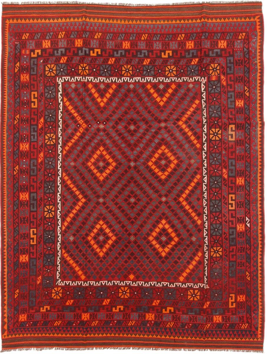 Orientteppich Kelim Afghan Antik 253x326 Handgewebter Orientteppich, Nain Trading, rechteckig, Höhe: 3 mm