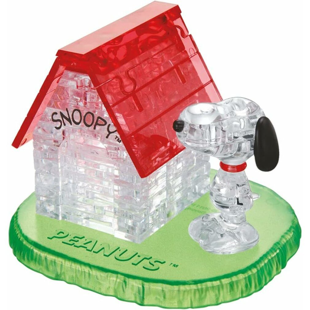 Puzzle 3D Kristallpuzzle Snoopy und das Haus 50 Teile