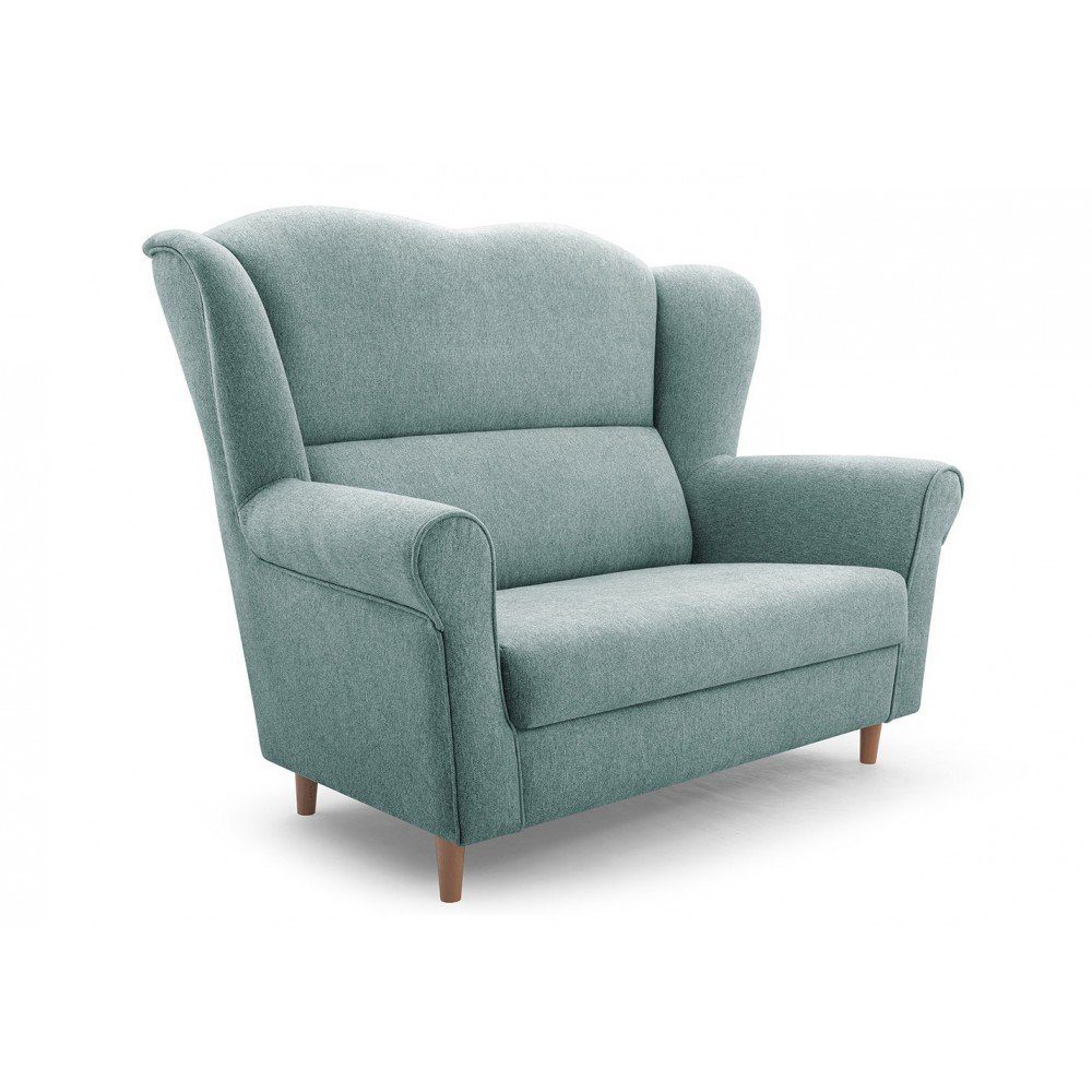 MOEBLO Sofa SILABELLA, Couch Polstermöbel Sitzmöbel Wohnzimmermöbel 2-Sitze günstig online kaufen