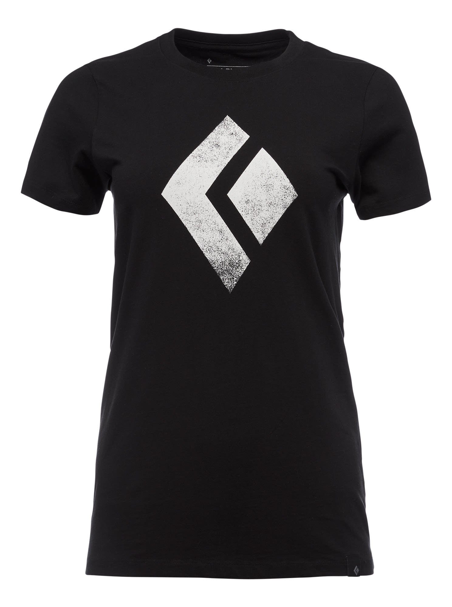 Black Diamond T-Shirt W Damen Tee Kurzarm-Shirt Up Diamond Black Chalked