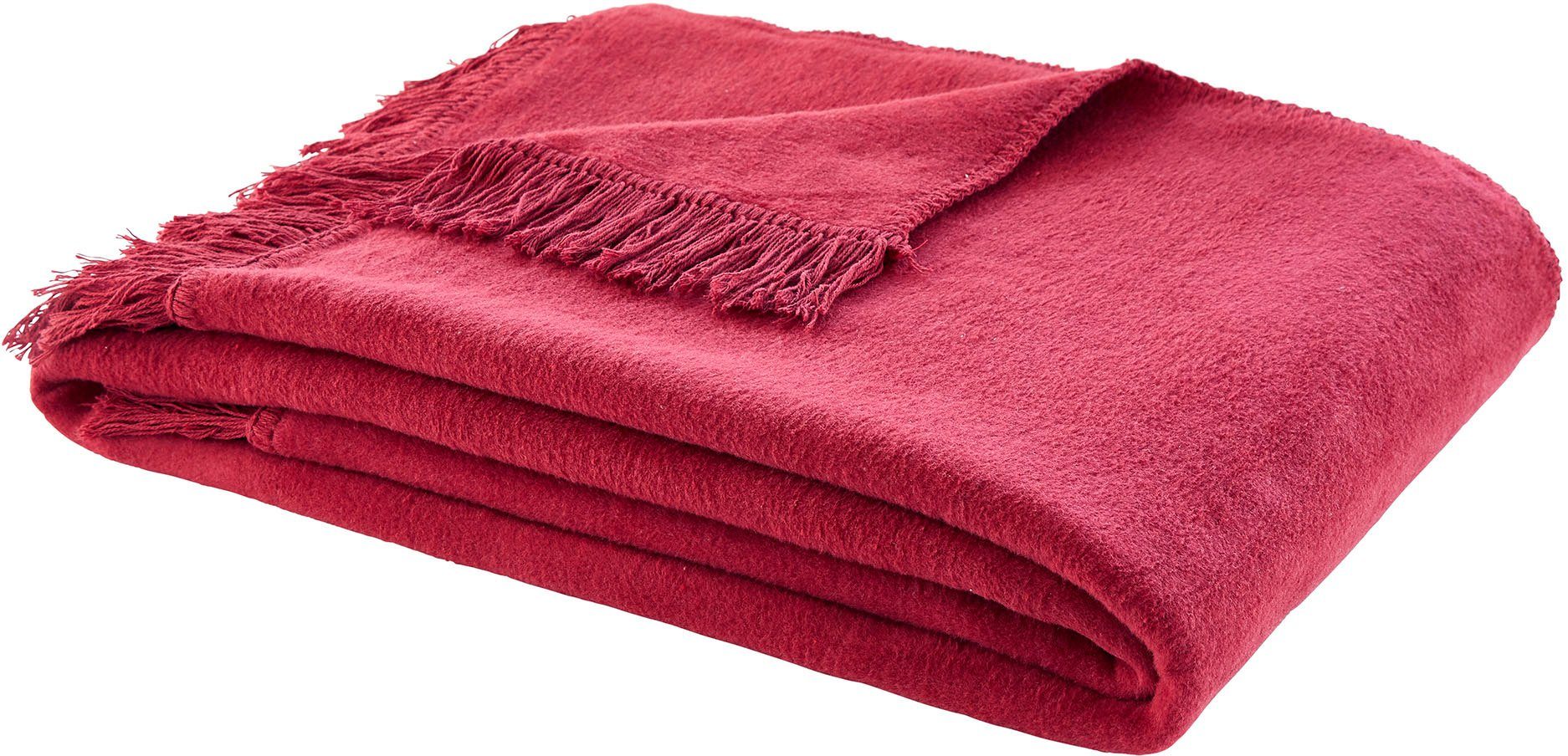 Wohndecke Uni Decke Luxus 2, IBENA, günstig online kaufen