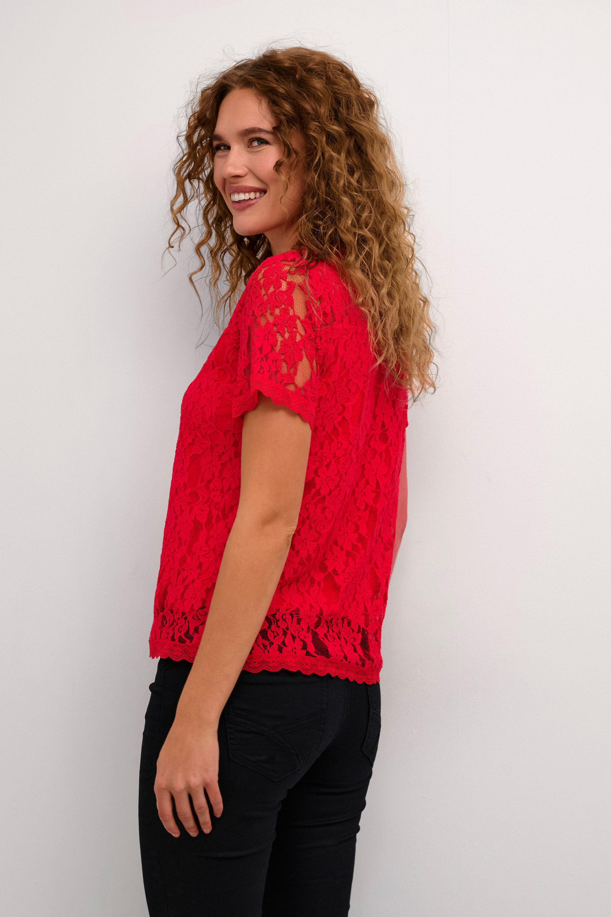 Cream Kurzarmbluse Kurzarm-Bluse CRKit
