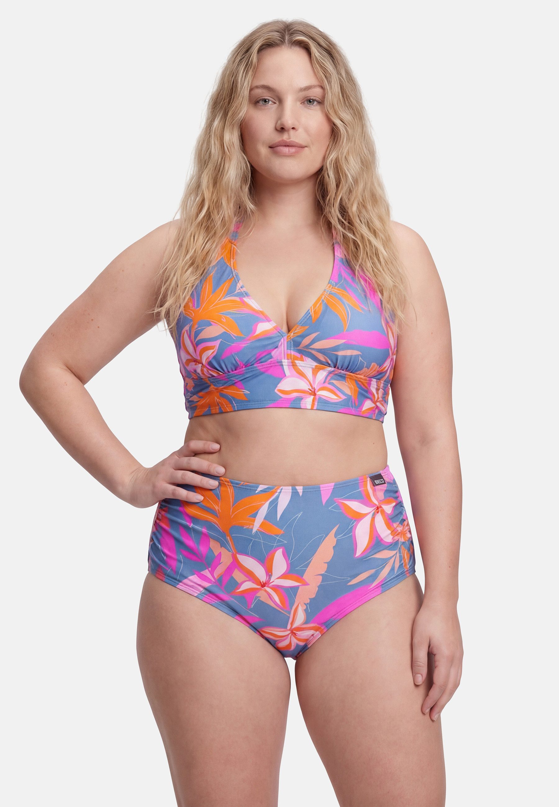 Beco Beermann Balconette-Bikini Tropical Flowers (1-St) mit schönem Dekolleté und Komfort