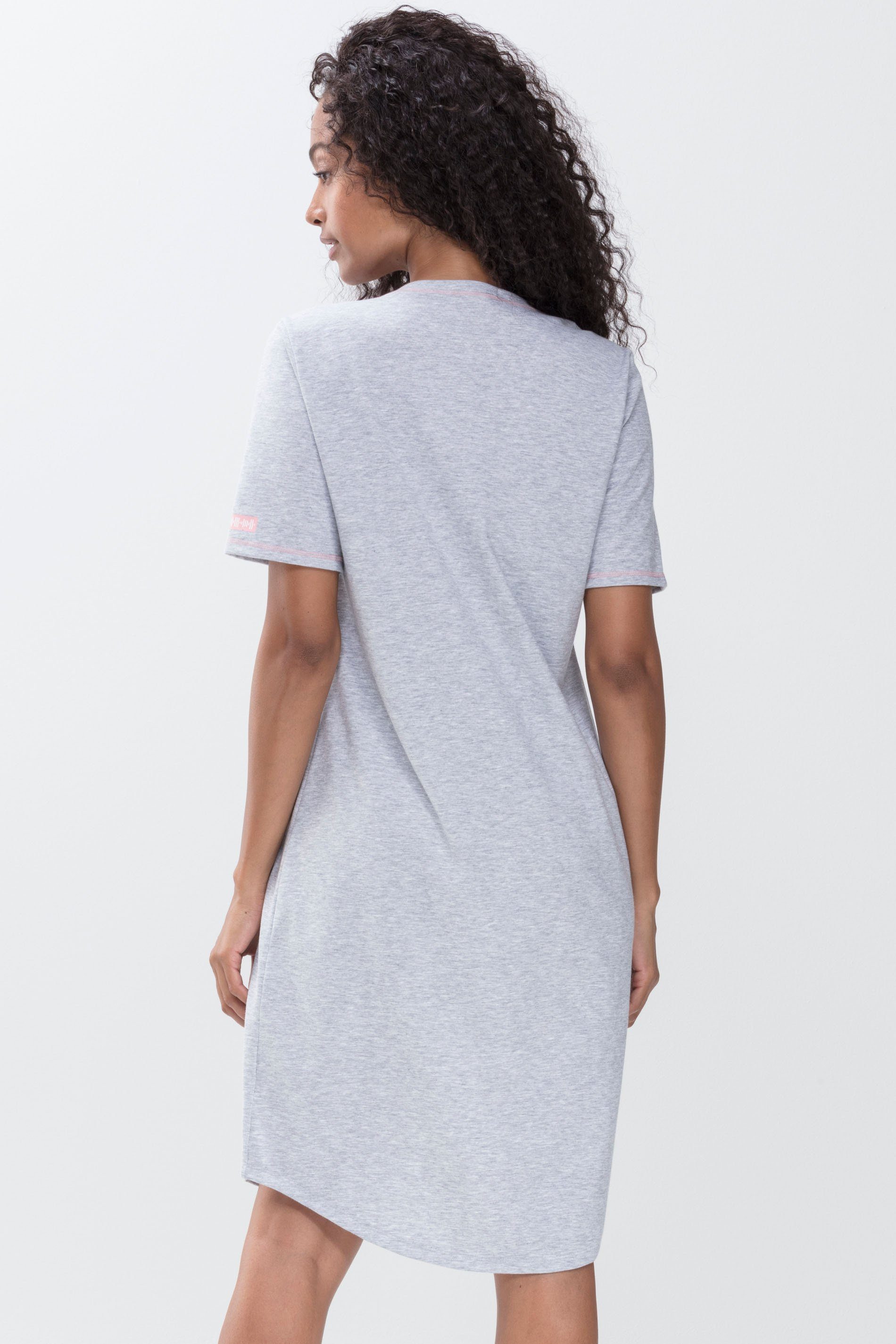 Mey uni Melange Zzzleepwear Stone Nachthemd (1-tlg) Grey Serie