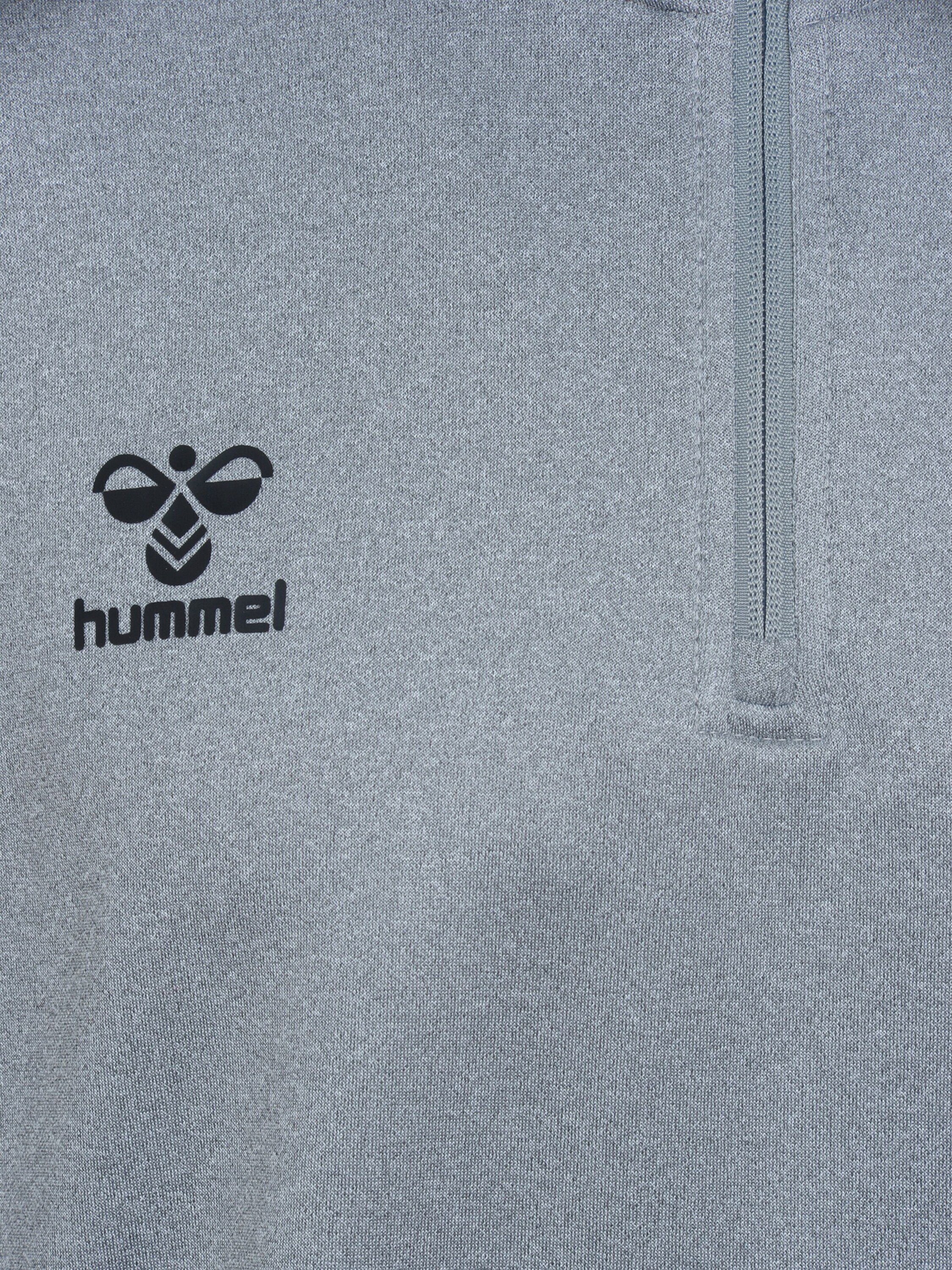 hummel Sweatshirt (1-tlg) grau Plain/ohne Details