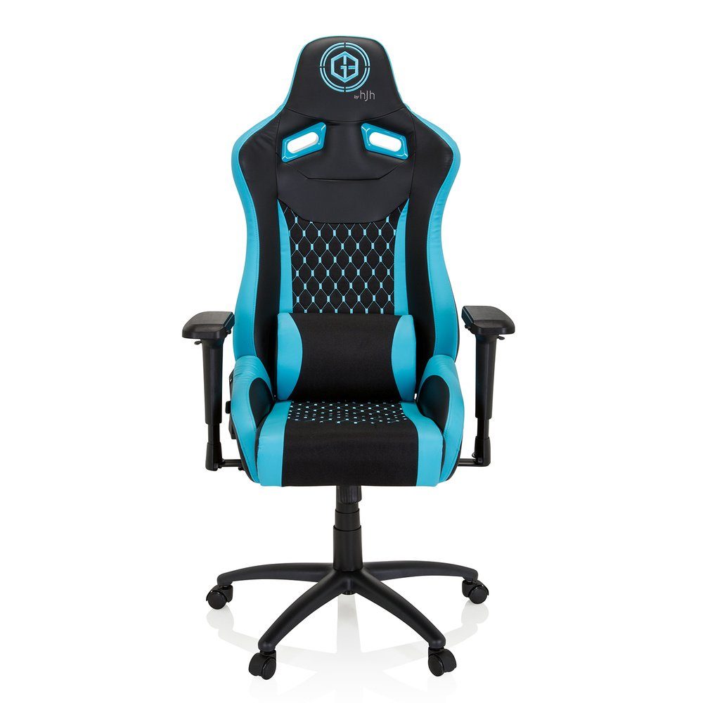 Schwarz/Türkis (1 hjh Bürostuhl Gamingstuhl Stoff, ergonomisch 04 GAMEBREAKER SX OFFICE Gaming Drehstuhl Kunstleder St),