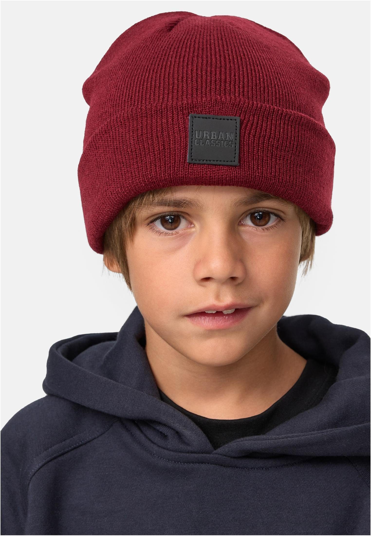 URBAN CLASSICS Outdoorhut Logopatch Beanie Kids 2-Pack 110/116 bis 158/164
