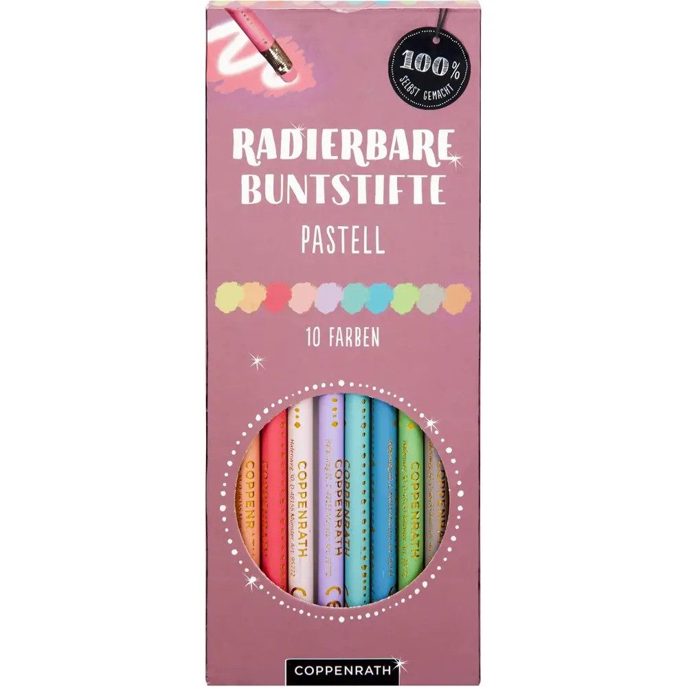 COPPENRATH DIE SPIEGELBURG Buntstift Radierbare Buntstifte Pastell - 100% selbst gemacht