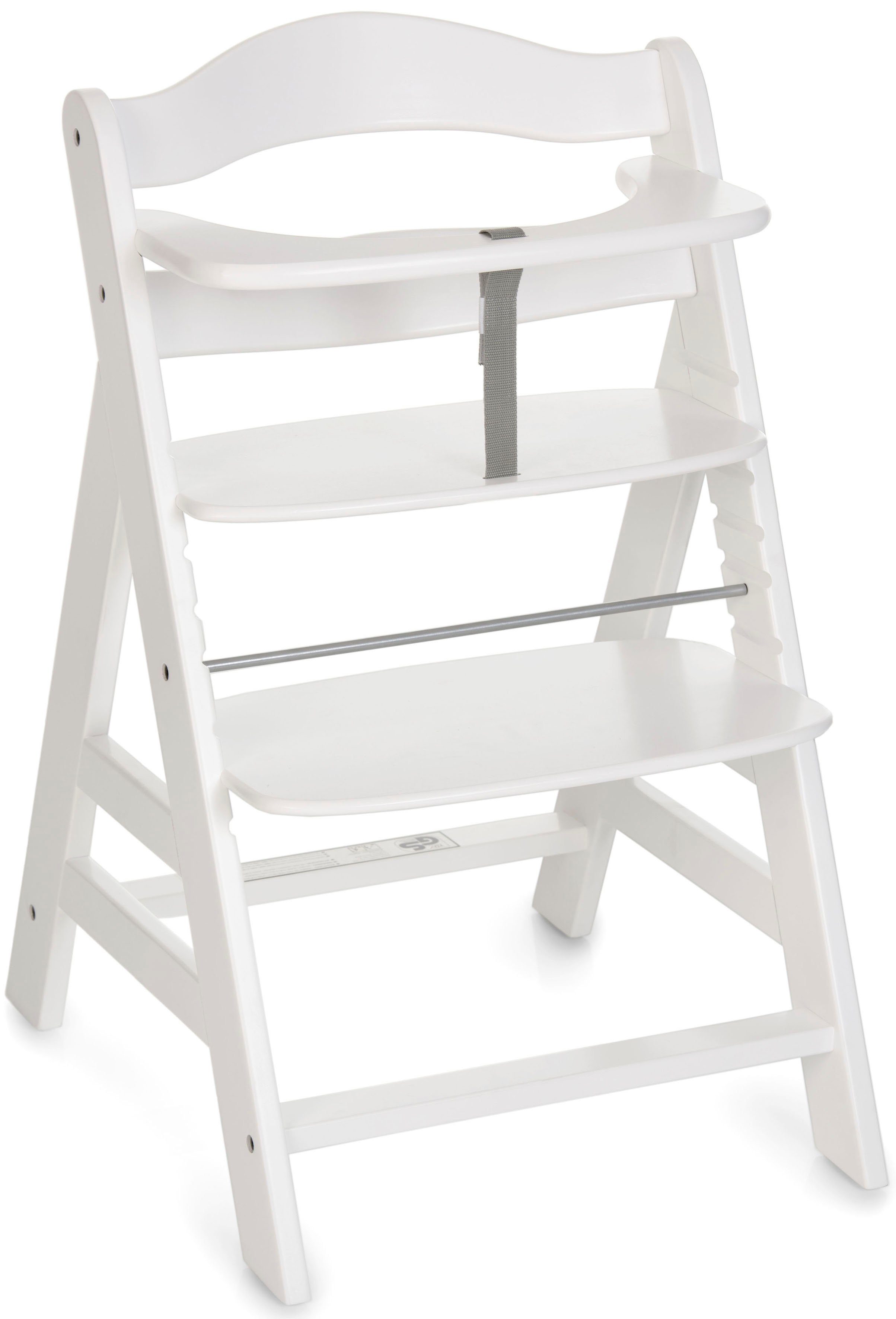 Hauck Hochstuhl Alpha+, white, aus Holz günstig online kaufen
