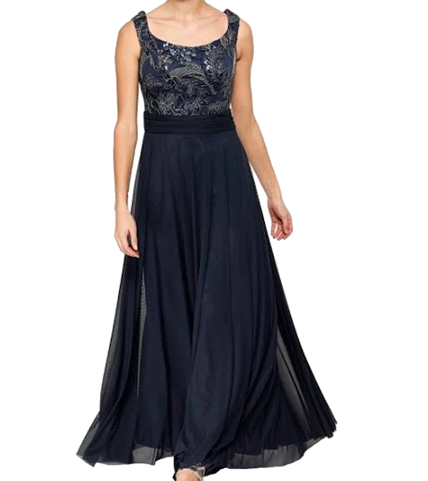 GUIDO MARIA KRETSCHMER Sommerkleid »GUIDO MARIA KRETSCHMER Maxi-Kleid  elegantes Damen Abend-Kleid mit Pailletten-Besatz Ausgeh-Kleid Blau« online  kaufen | OTTO