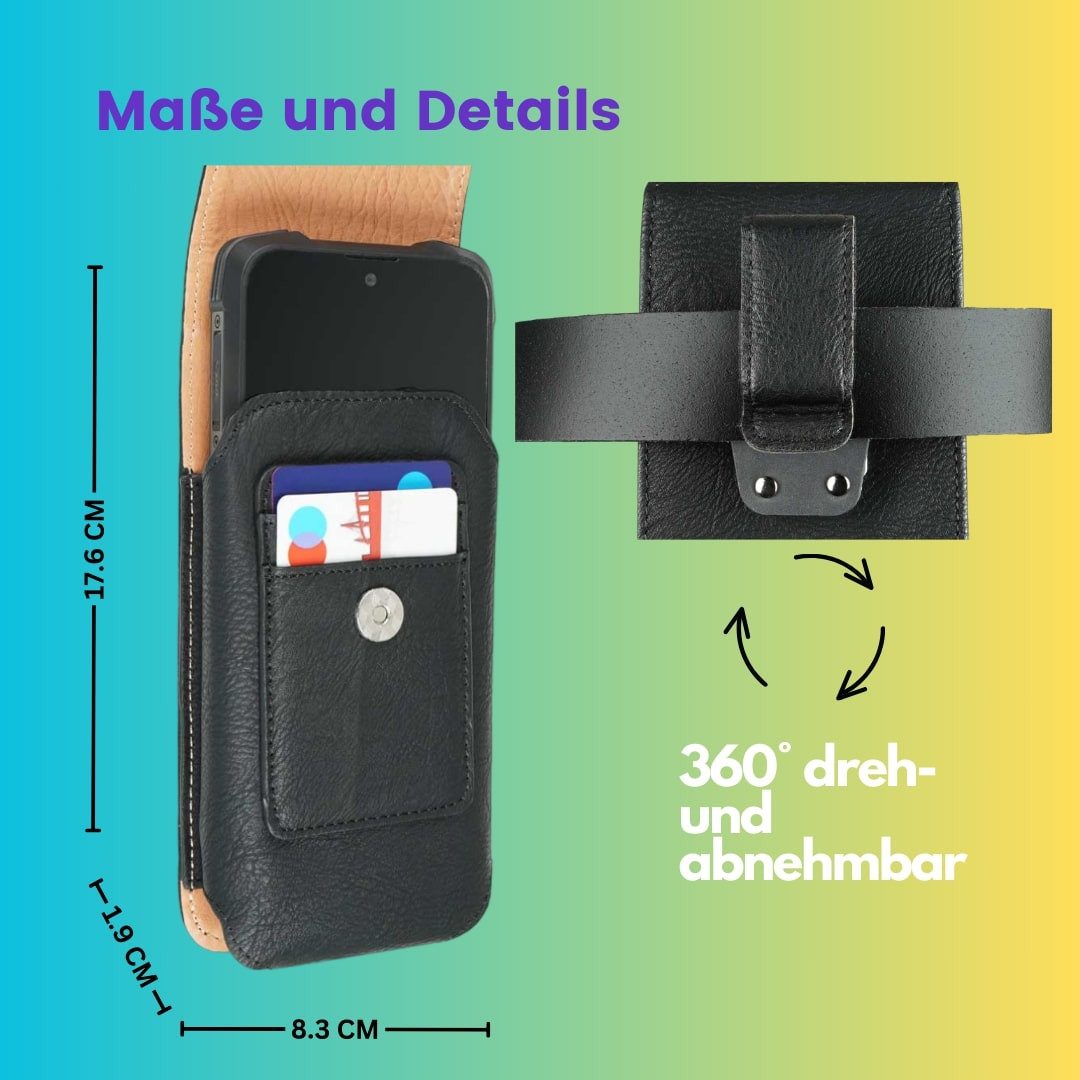 caseroxx Handytasche caseroxx Handytasche Outdoor Tasche für Oukitel WP10, schwarz (Einzelartikel, 1-tlg., Outdoor Tasche)