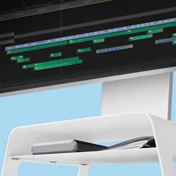 Twelve South Curve Riser, Weiß Laptop-Ständer, (iMac, PC Monitor)