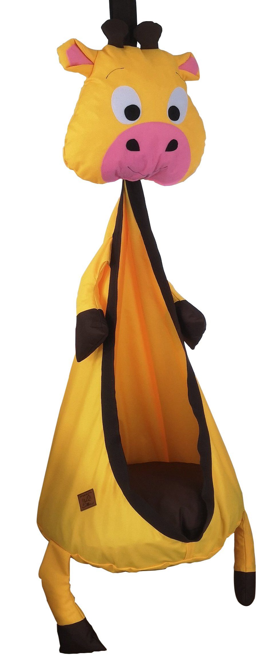 Pamek Einzelschaukel Tiere Nestschaukel Sitzkissen Kokon Hänhehöhle Kinderschaukel, (Komplettset ohne Hacken), Sehr angenehmes Material.