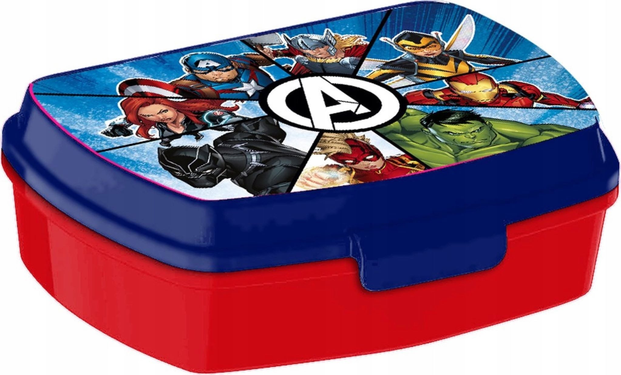 Festivalartikel Lunchbox AVENGERS Set: Lunchbox + Trinkflasche - BPA-frei