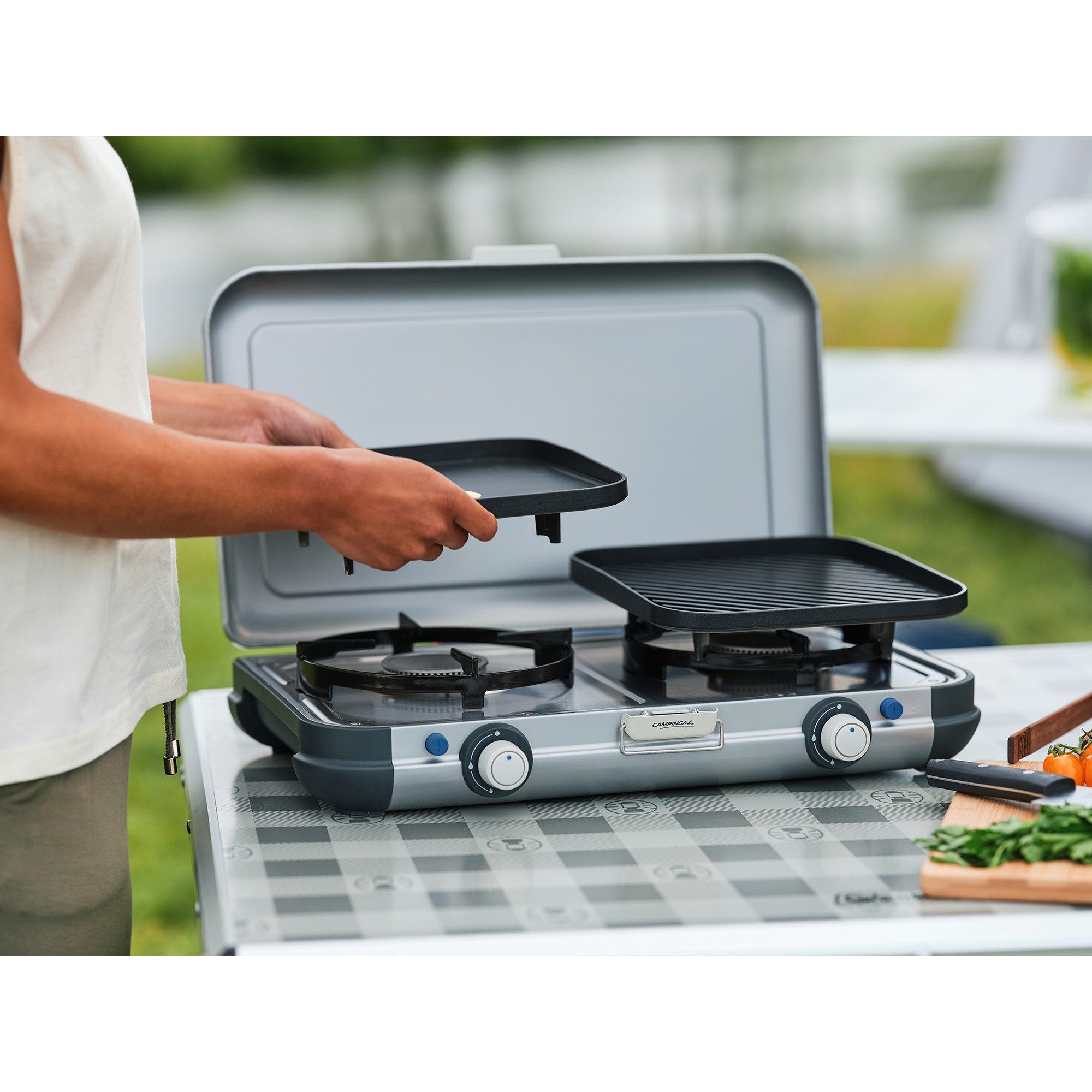 Campingaz Gaskocher Campingaz Camping Kitchen 2 Grill & Go CV