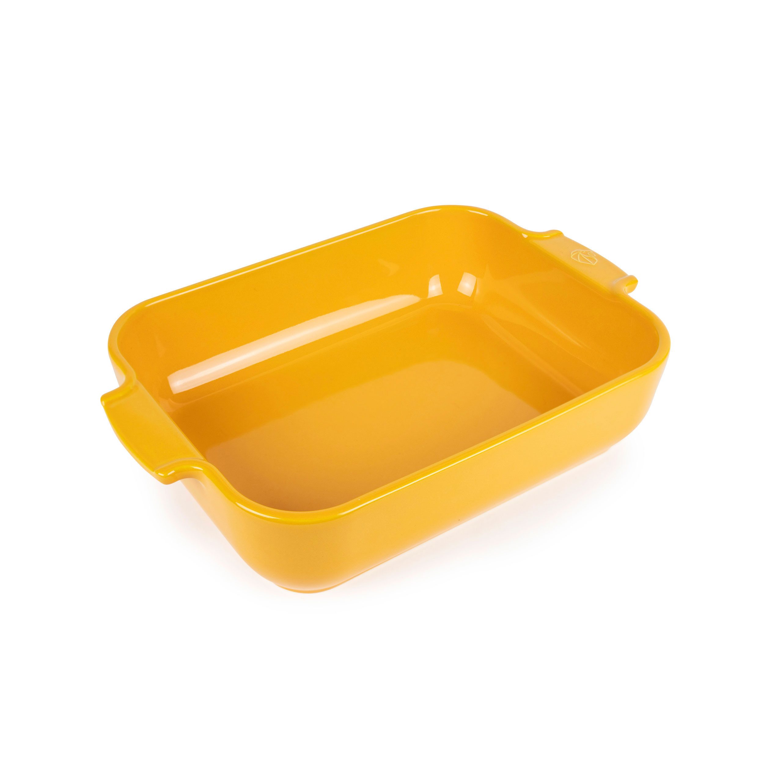 PEUGEOT Auflaufform APPOLIA Keramik 32cm Rechteckig Safrangelb Spülmas, Keramik, Keramik