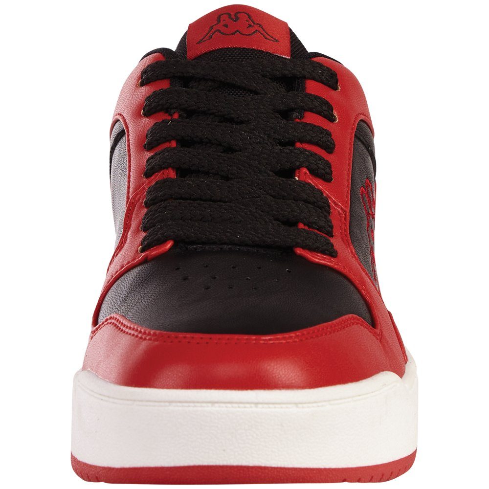 angesagter Kappa mit Sneaker Plateausohle red-black