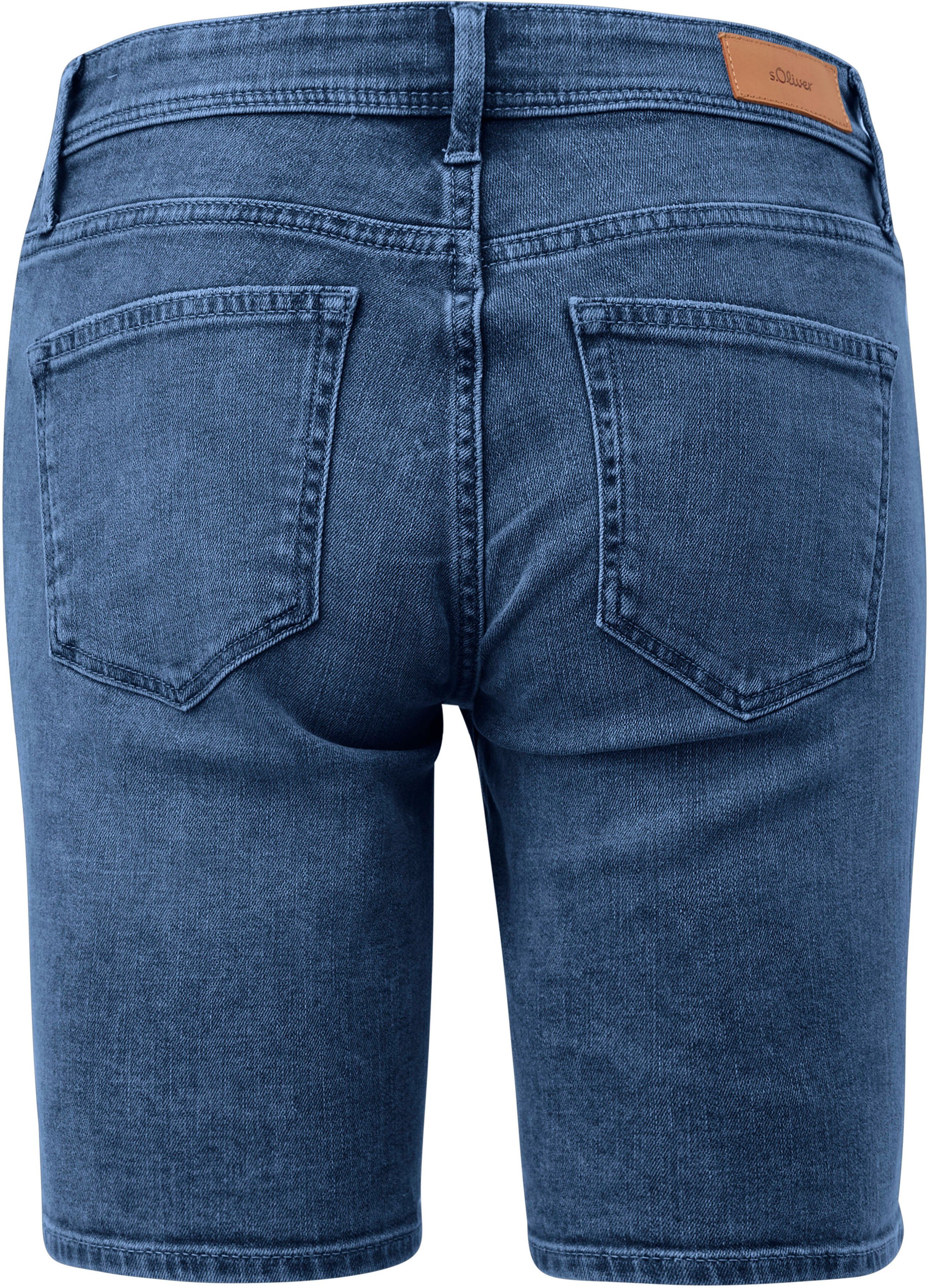 blue s.Oliver Jeansbermudas