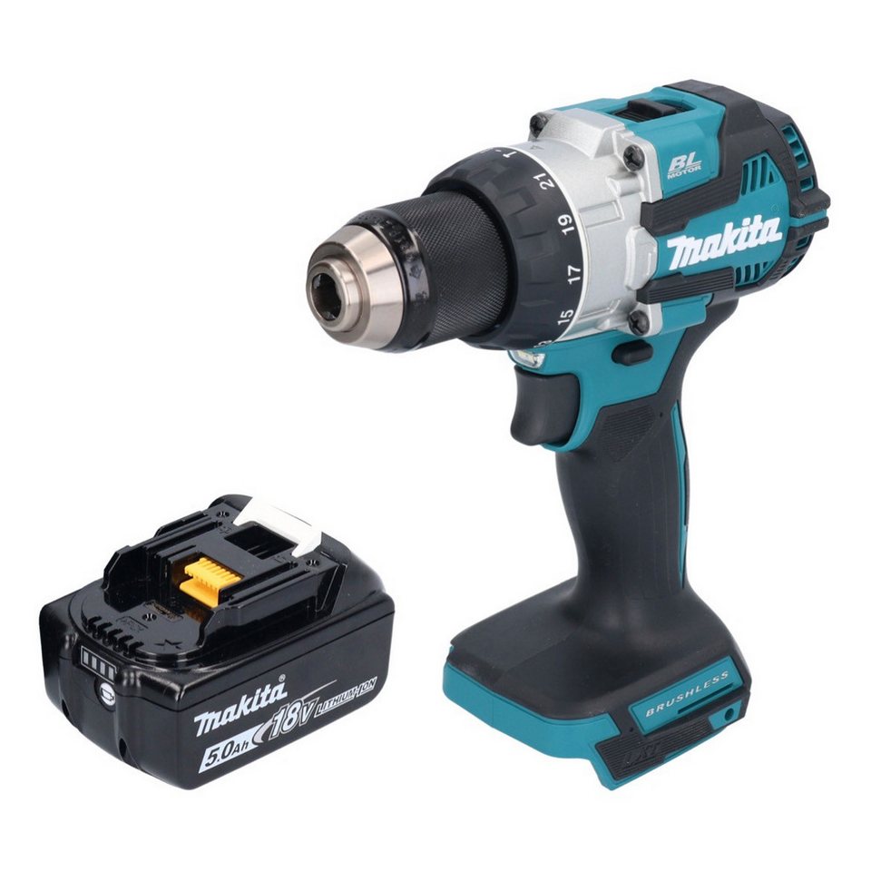 Thumbnail - Makita Schlagbohrmaschine Makita DHP 489 T1 Akku Schlagbohrschrauber 18 V 73 Nm Brushless + 1x A