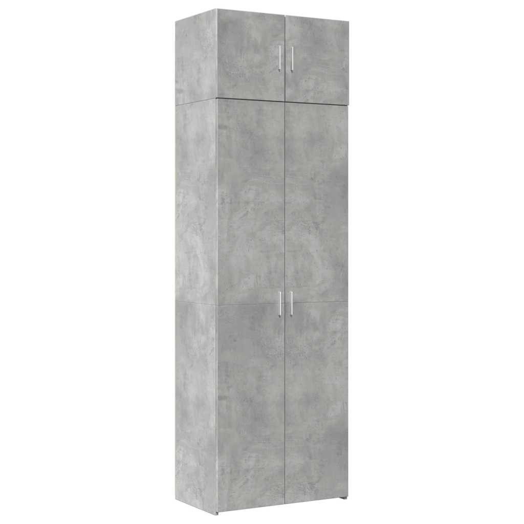 vidaXL Sideboard Hochschrank Betongrau 70x42,5x225 cm günstig online kaufen