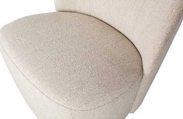 vtwonen Sessel Sessel Lofty - Bouclé Natural, Unifarben