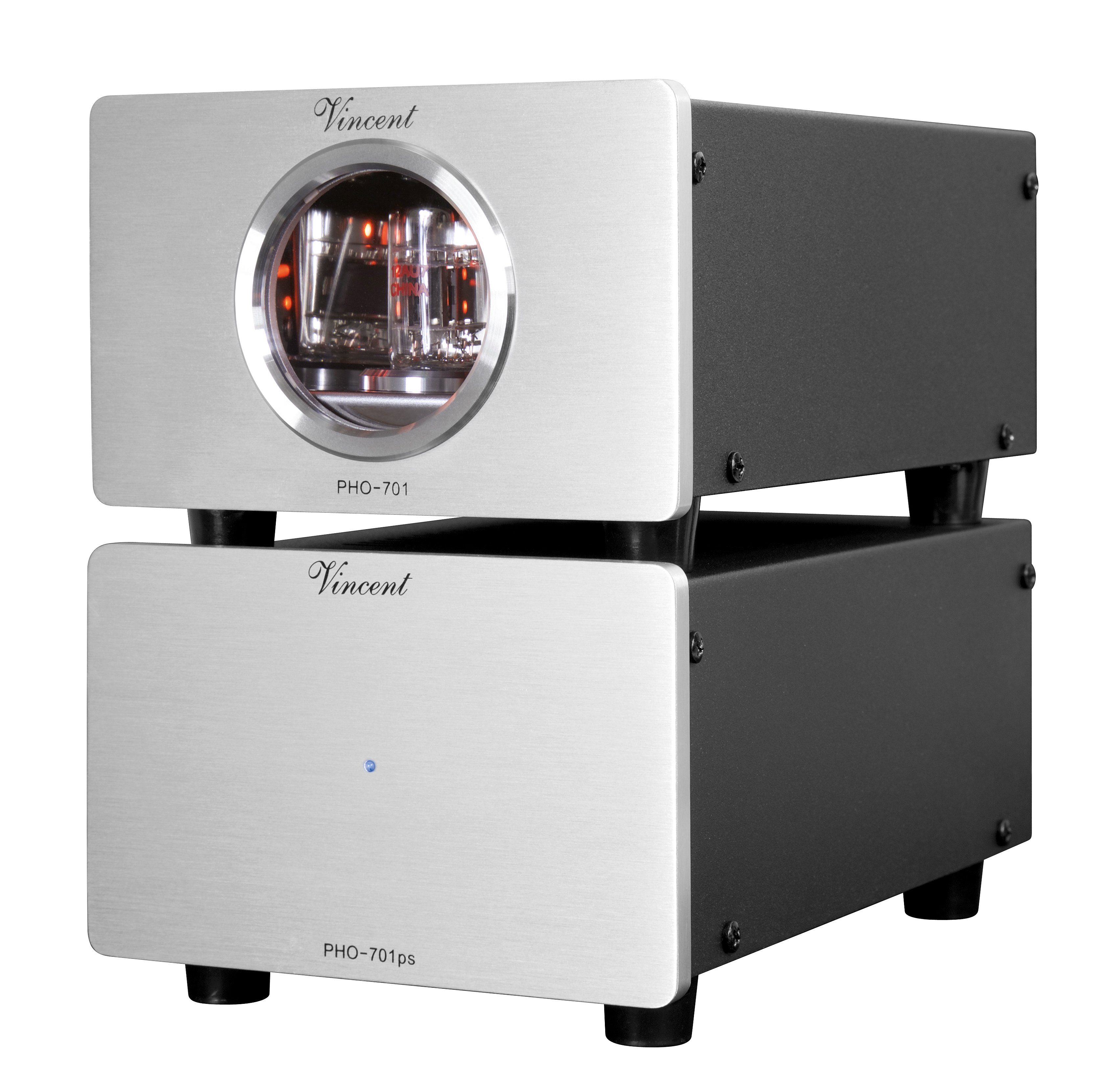 Vincent PHO-701 Vorverstärker (Highend Röhren-Vorstufe für MM und MC mit USB-Ausgang)