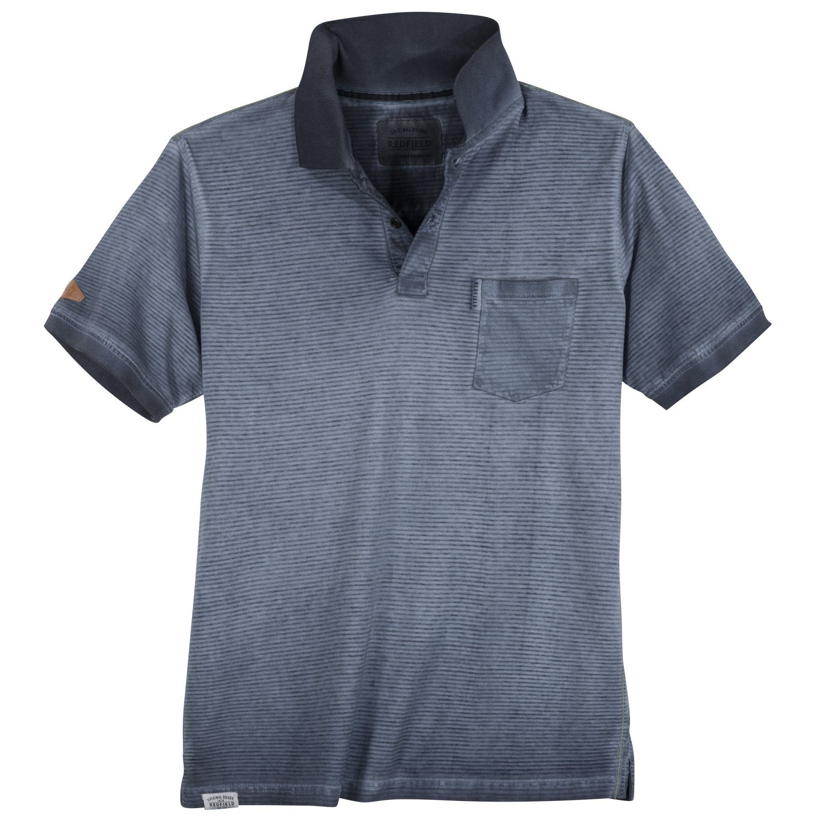 redfield Poloshirt Redfield Used Look Polo günstig online kaufen