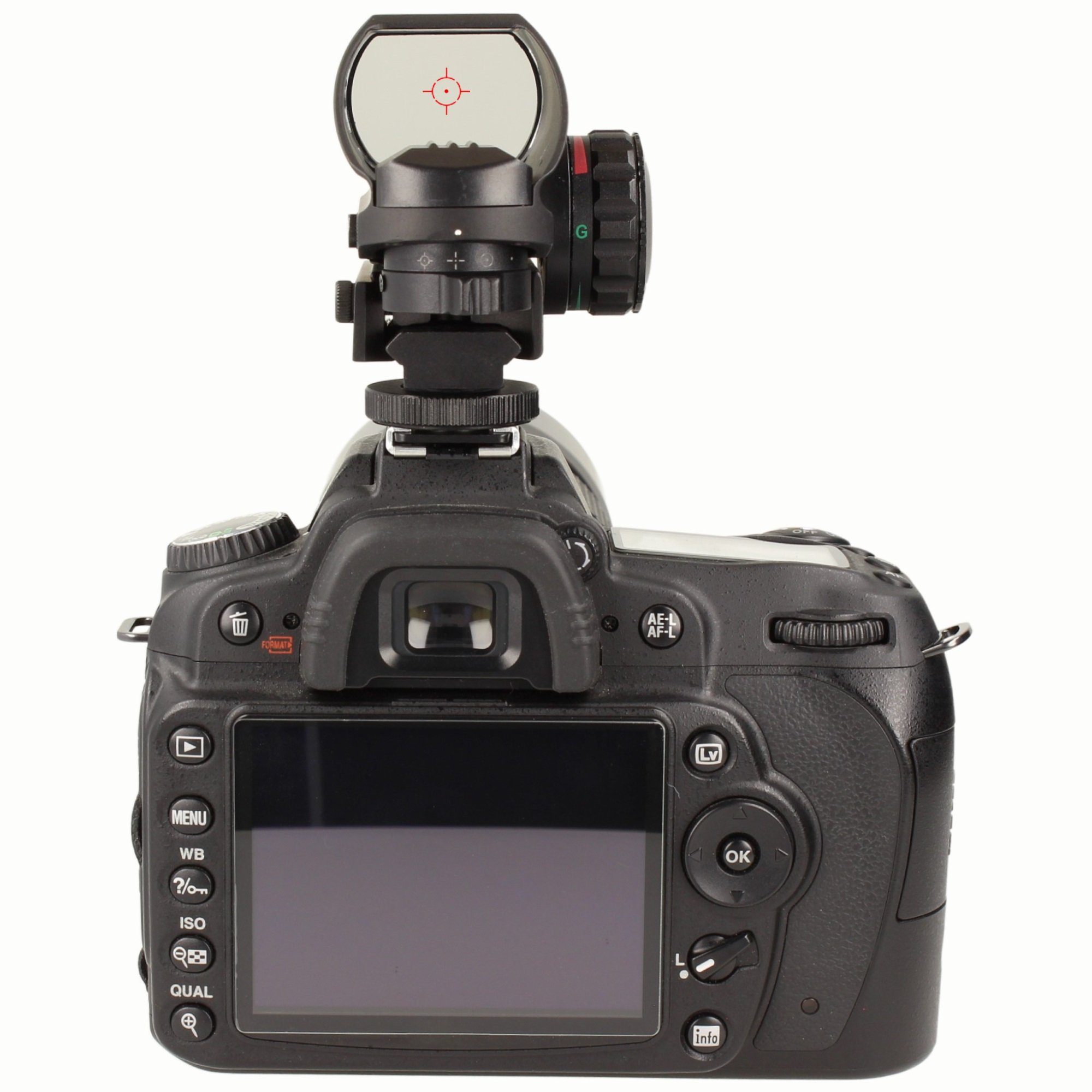 Kameras große Visier Punkt für Adapter, Tierfotografie Aufstecksucher Red Minadax Dot +