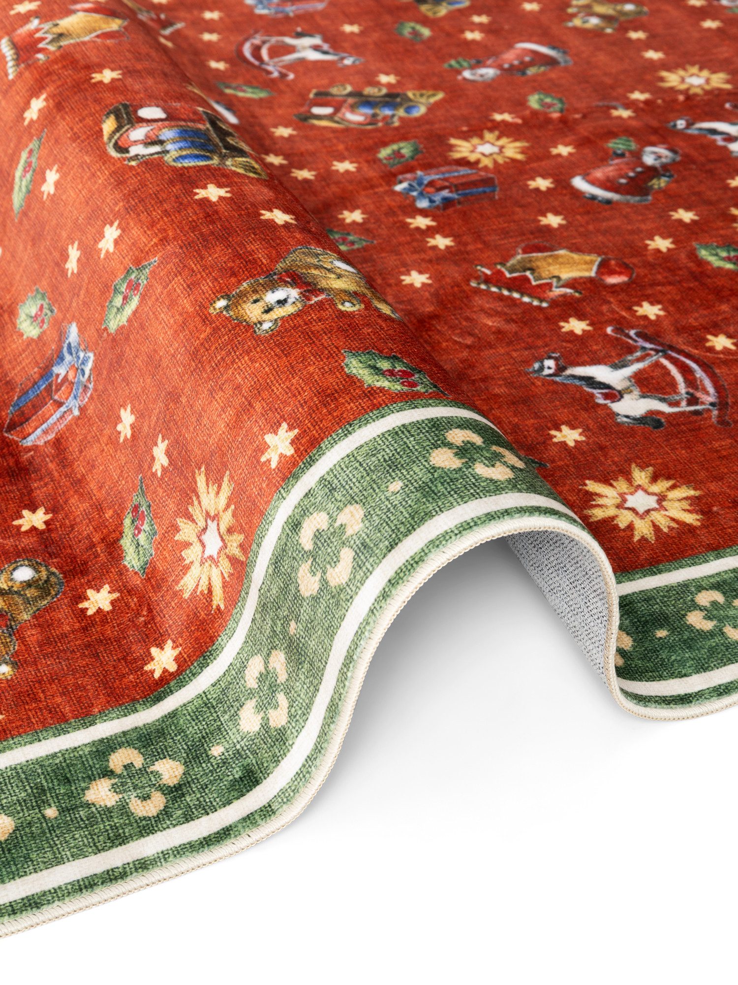 Villeroy & Boch Teppich Toy's Delight Nostalgic Noel, rechteckig, Höhe: 3 mm, Weihnachten, Toys Delight, Wohnzimmer, Waschbar, Baumrock, Christmas – Bild 5 von 5