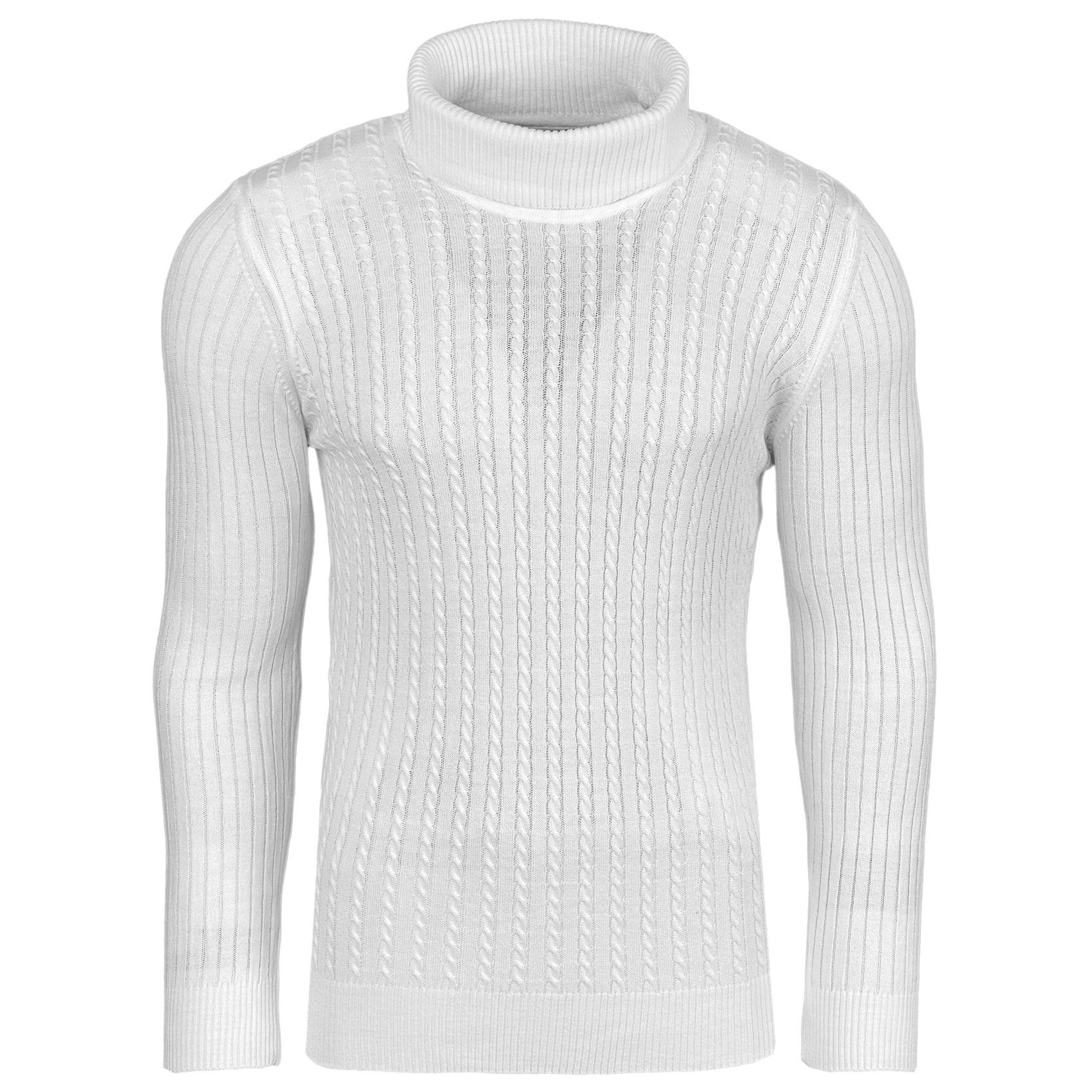 Baxboy Strickpullover BAXBOY Herren Feinstrick Rollkragen günstig online kaufen