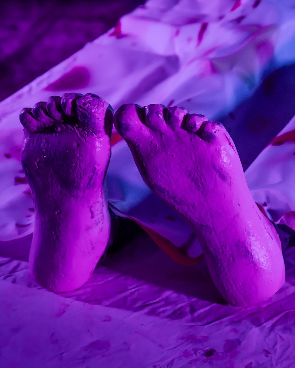 Horror-Shop Dekoobjekt John Doe Halloween Animatronic Autopsieleiche