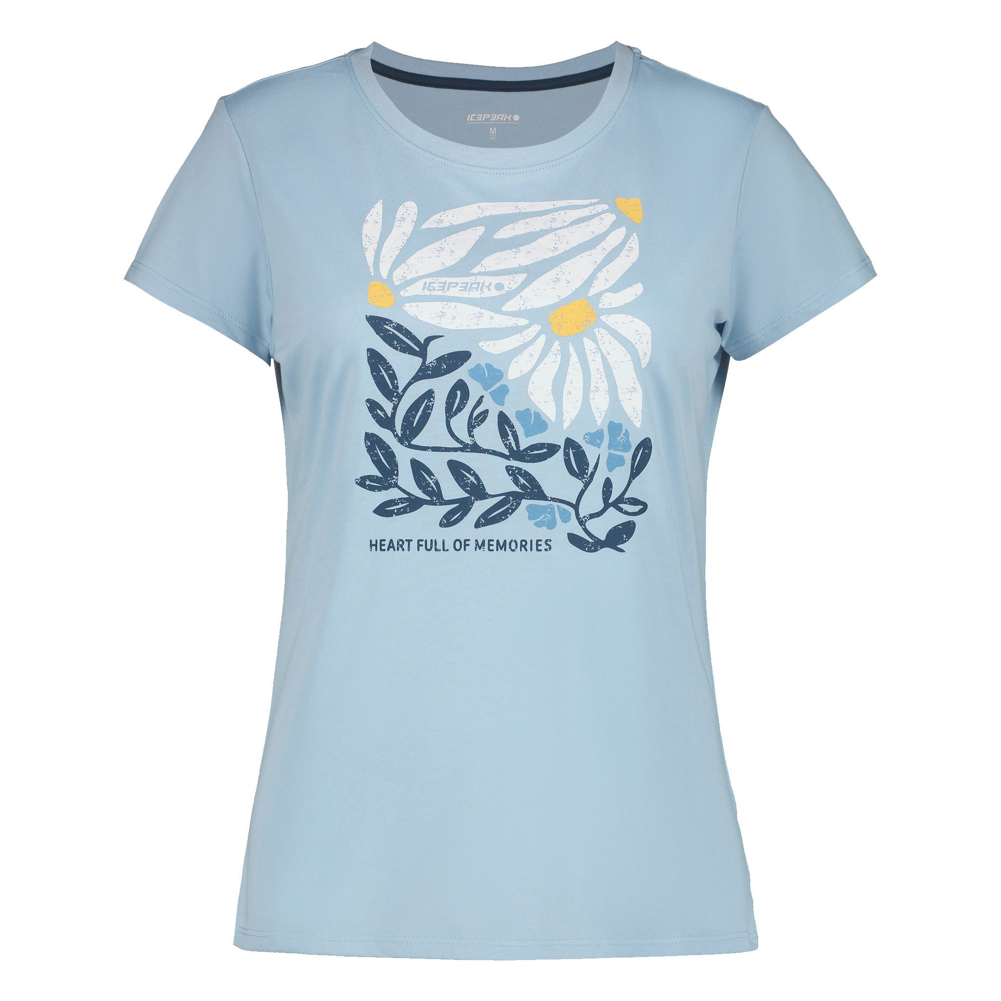 Icepeak Kurzarmshirt Belcher mit Print auf der Vorderseite