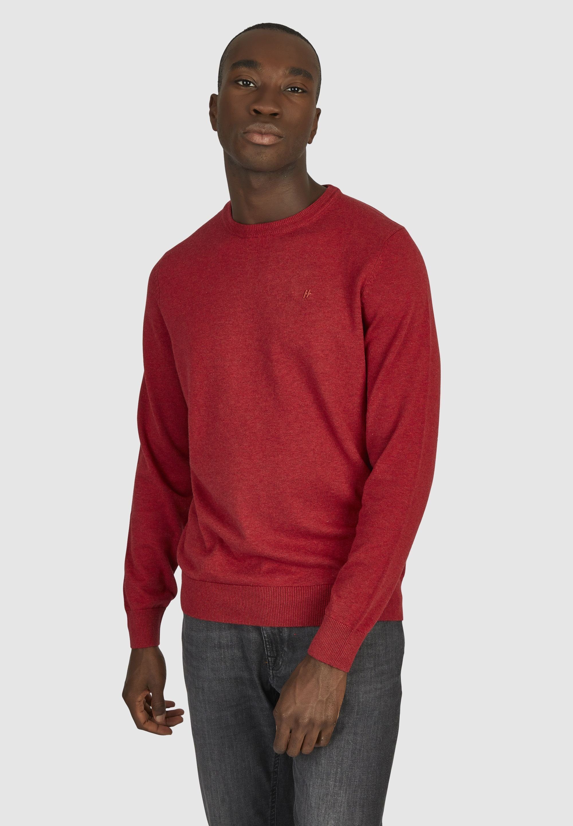 HECHTER PARIS Rundhalspullover Unimuster