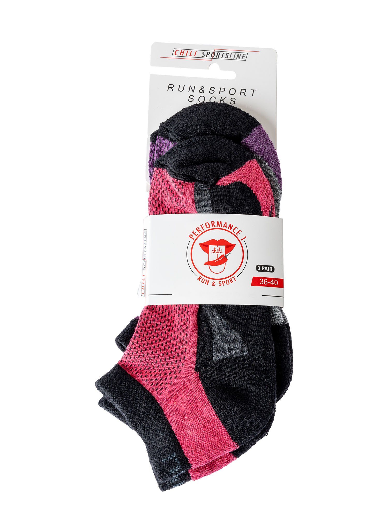 Run Chili (4-Paar) Sportsocken Lifestyle