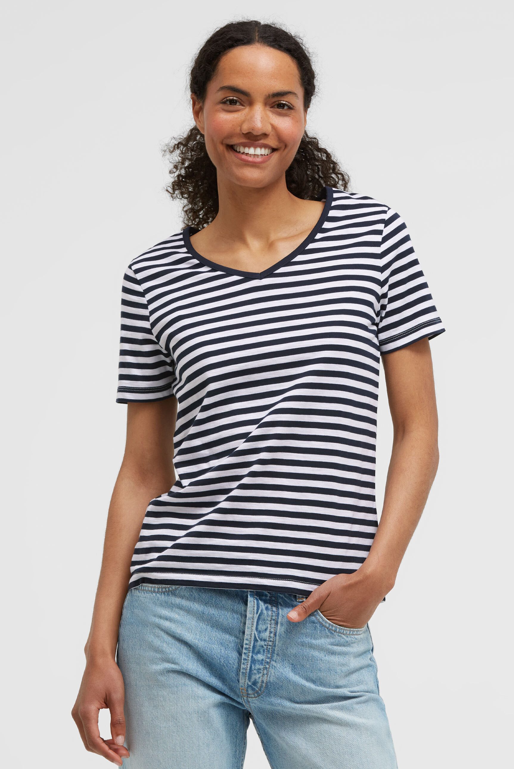 SENSES.THE LABEL V-Shirt mit V-Ausschnitt