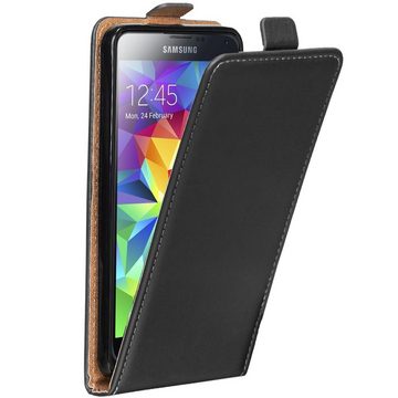 CoolGadget Handyhülle Flip Case Handyhülle für Samsung Galaxy S5 / S5 Neo 5,1 Zoll, Hülle Klapphülle Schutzhülle für Samsung S5 Flipstyle Cover