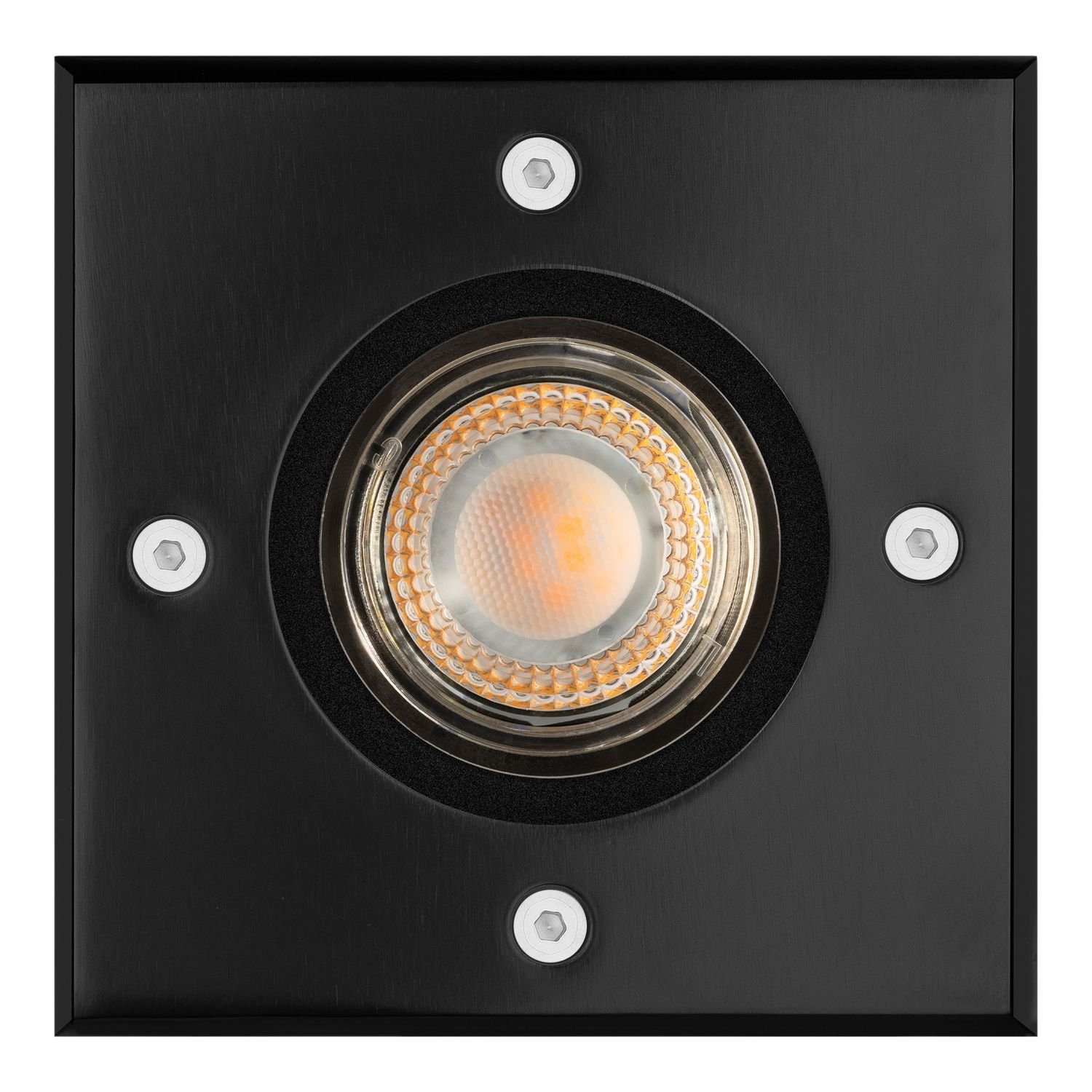 LEDANDO LED Einbaustrahler Flacher tausch Bodeneinbaustrahler - - Farbtemperatur mit Dimmbare LED
