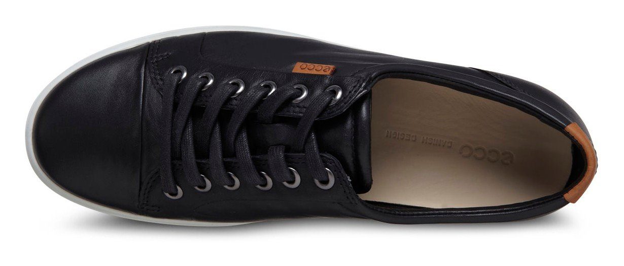 Ecco SOFT 7 W Sneaker mit Label, Freizeitschuh, Halbschuh, Schnürschuh, schmale Form