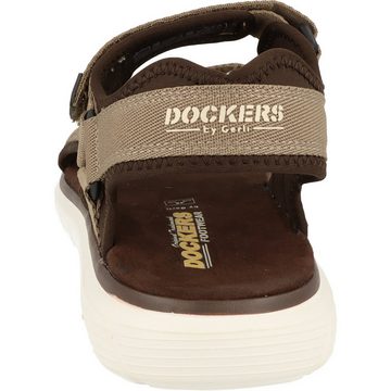 Dockers by Gerli Herren Schuhe Trekking Sandalen 52LP001 2-Fach Klett Outdoorsandale