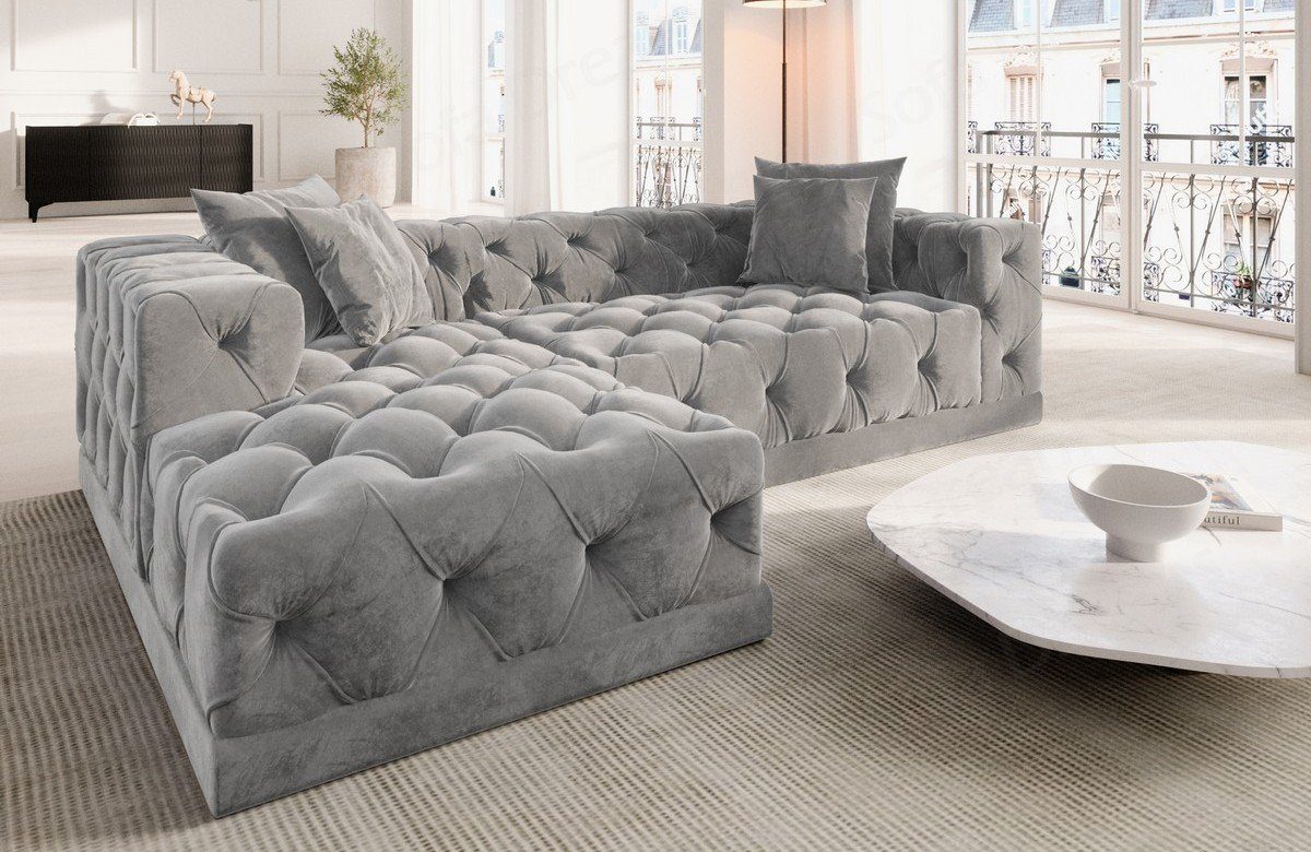 Sofa Dreams Ecksofa Designer Samtstoff Polster günstig online kaufen