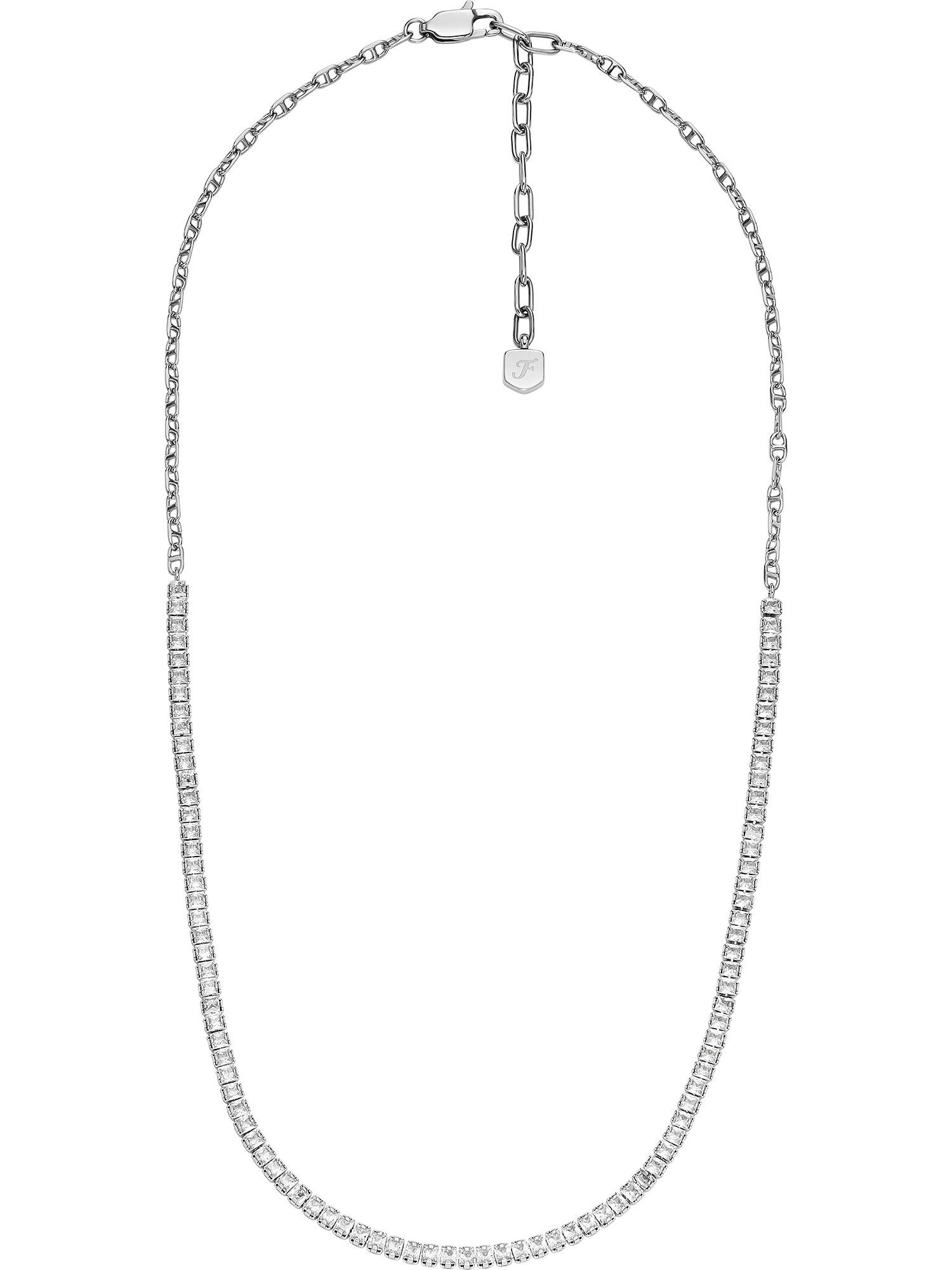 Fossil Collier Fossil Damen-Kette Edelst...